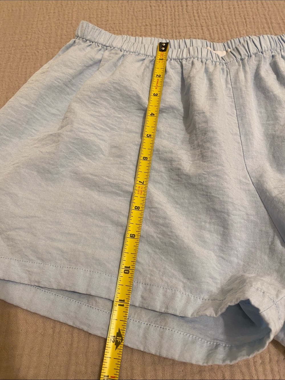 Darling Light Blue Two-Piece Sleep Set with Elastic Waist. Size S - Picture 9 of 12